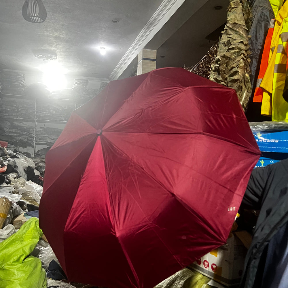 Windproof Sun & Rain Automated Folding LED Umbrella - High Quality China Lot Import